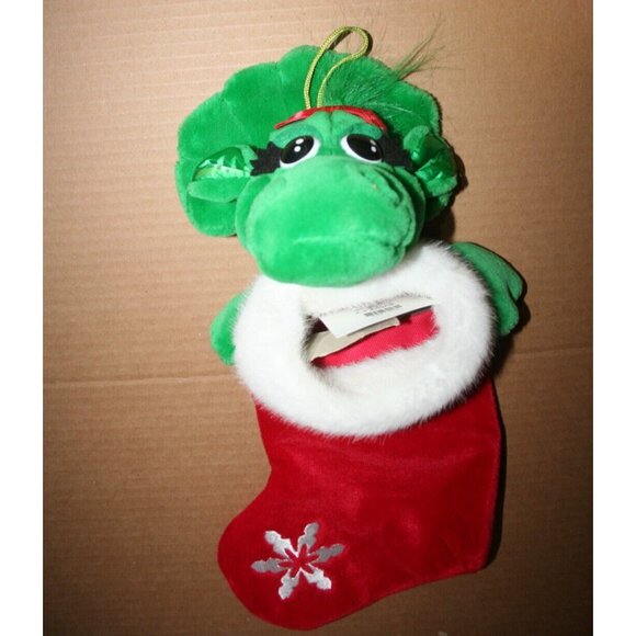 Baby Bop Plush Head Holiday Christmas 17" Stocking NWT - Picture 4 of 5